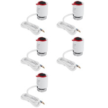 5X 230 V Normalerweise Geschlossen NC M30 X 1,5 mm Elektrischer Thermischer Stellantrieb für Fußbodenheizung TRV Thermostatisches Heizkörperventil