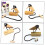 4pcs Woodpecker Percussion Instrument for Boys Safe Material Develops Hobbies Hand Eye Coordination 3