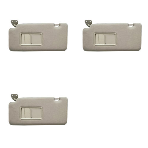 3X Left 96401-ED500 Car Sun Visor with Mirror for  Tiida C11 Hatchback 2004 - 2012