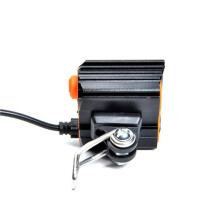 2X MTB Mountain Bike Headlight 5V-48V Waterproof Aluminum Alloy Scooter Front Lights Lamp Night Warning Floodlight USB
