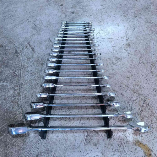 2X Wrench Organizer, Efficient Tool Box Organization, Magnetic Wrench Organizer Holds 40 Wrenches Long