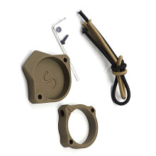 2X Flashlight Lens Protection Cover Strong Light Outdoor Flashlight Series Lens Cover for M300/M600 Protector S Khaki