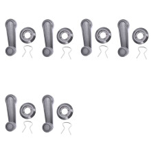 6X Universele Car Window Connect Winder Handgreep Kruk Deur Hendel Handgreep