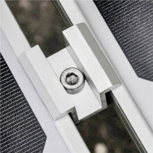 40Er-Pack Solarpanel-Montagehalterungen, Solarpanel-Endklemmen, Mittelklemmen, für PV-Solarmodul-Solarmodule 35 mm