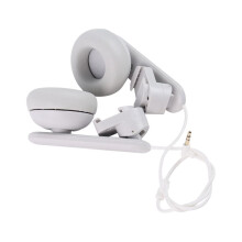 8X Clip- Hanging Headphones Comfortable Sound Enhancer White for Meta Quest 2/ Quest 3 VR Headsets Enhance Pleasure