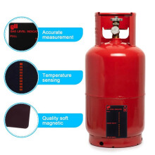 4-Pack Propane Tank Gauge Level Indicator, Reusable Fuel Level Stickers for BBQ, Camping, Home Kitchen