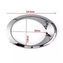 2X Chrome Mistlampafdekking Bezel Sierring voor Fusion Mondeo 2013-2016 DS7Z17E810AA Rechts