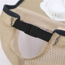 2X Breathable Mesh Hat with Solar Fan USB Charging Fan Breathable Mesh Hat with Fan Unisex Suitable for Summer Travel C