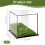 8X  Display Box Acrylic  Stand Transparent Display Box Square Display Box with Green Base 6