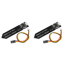 2X Capacitive Soil Moisture Sensor Module, for Garden Plant Monitoring Capacitive Soil
