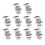 50X Solar Panel Adjustable Bracket Clamp PV Bracket Mounting Clip Solar End Clamp 30mm for Fixing Solar Panel 2