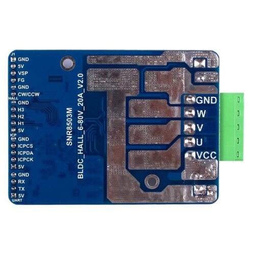 3X BLDC Three Phase  Brushless Motor Controller High Power 1600W Hall Motor Control Driver Board Motor Regulator 2