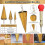 56 Pcs Woodworking Chamfer Drilling Tools, Including Countersink Bit, Wood Plug Cutter Drill Bit Set 6