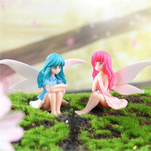 Miniature Fairy Figurines - 20Pcs Small Flower Fairies Ornaments Resin  Fairy Figurines Tiny for Fairy Garden Decor