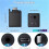 2pcs 3.5mm Audio Adapter with Type-C Charging Port for  OSMO Action 4/5 Pro Camera Supports External Microphone Input 7
