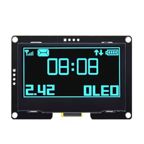 2pcs 2.42 Inch OLED Display Module 128x64 LCD HD Screen Module SSD1309 4 Pin IIC Serial for   R3 1