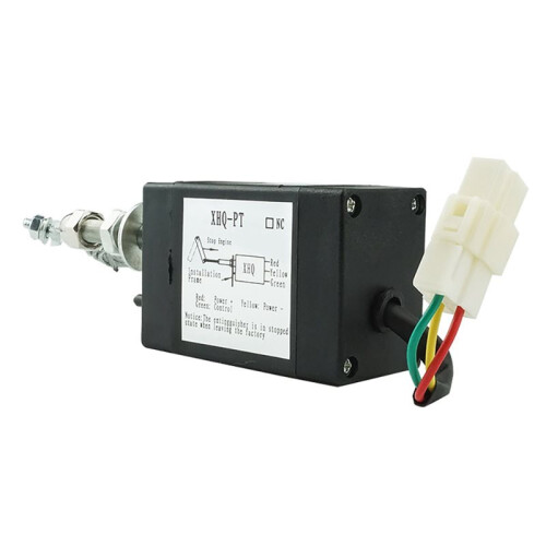 4X XHQ-PT Power Off Pull Type Engine Accessory Stop Solenoid(12V Normally Open) 1