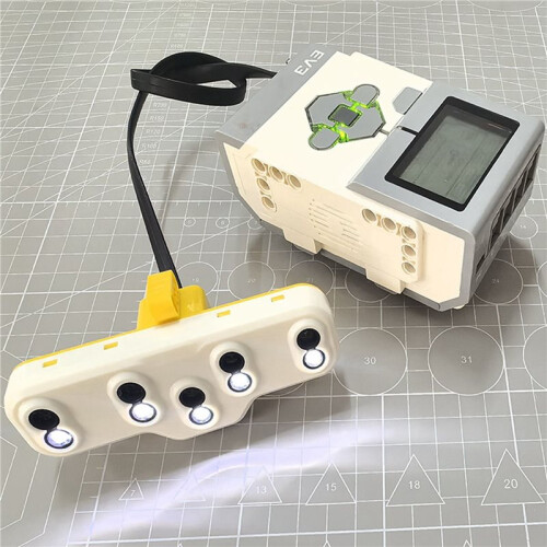 2X Ev3 Sensor 5 Route Patrol  Sensor Educational Building Block Teaching Aid for 45544 45560 Robotics 2