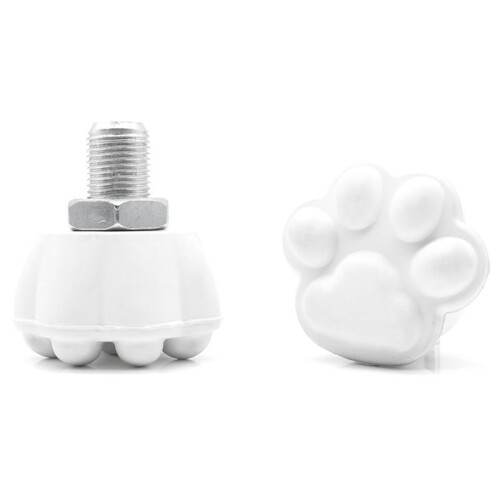 4PCS Roller Skate Toe Stops Skates Toe Stopper Roller Skate Stoppers Skating Practice Training Aids White 2