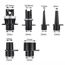 12Pcs Air Valve Adapter Inflatable Boat Foot Pump HR Hose Adapter Pump Hose Nozzles Paddle Board Boat Accessories