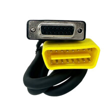 2X Main Cable/OBD2 Cable for Launch CRT501 X431 2 Rows DP15 to OBD Male 16Pin CRP123X CRP129X CRP909X CRP919 HD3