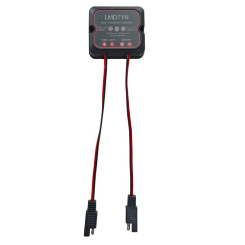 2X Solar Charge Controller 10A 12V, Waterproof Intelligent Solar Panel Controller for AGM, Gel & Lithium Batteries 1