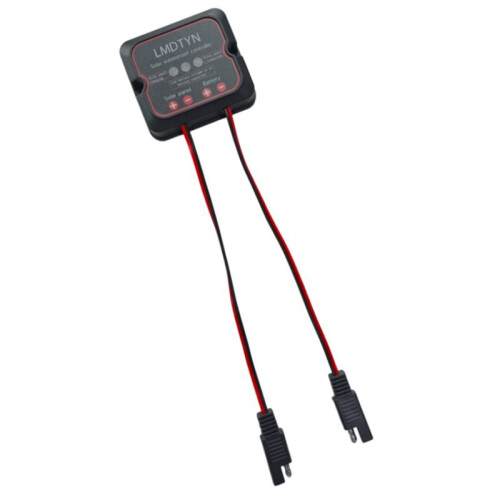 2X Solar Charge Controller 10A 12V, Waterproof Intelligent Solar Panel Controller for AGM, Gel & Lithium Batteries 2