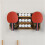 2X  Pong Paddle Holder Wall Mount Storage Rack - Table Tennis Racket Display Accessories Organizer 8