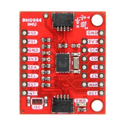 2X SEN-22857 VR IMU Breakout Board BNO086 Qwiic/STEMMA QT 9-Axis Accelerometer Gyroscope Sensor 1