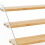 4pcs 12In Spice Rack Organizer for Cabinet - Wooden 4Tier Display Stand -Space Saving Display Shelf Riser 1