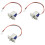3X Electronic Bolt Lock Compact Solenoid Electromagnet Door Lock Concealed Installation for Secure Access DC12V-0.54A 1