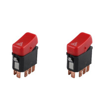 2X Hazard Warning Light Flash Button Hazard Light 0055459224 for
