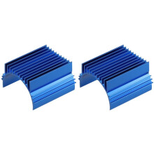 2X Aluminium 40-42mm RC Motor Kühlkörper für 4268 4274 4092 1515 1/8 1/10 /Buggy Truck RC Autos Motoren Blau