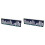 2X LED Sound-Controlled Music Spectrum Display Pickup Ambient Light Atmospheric Rhythm Light Module 2