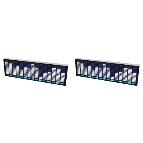 2X LED Sound-Controlled Music Spectrum Display Pickup Ambient Light Atmospheric Rhythm Light Module 1