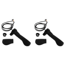 2X Halber Lenkerbeschleuniger SM-Stecker -/Rechtsgriff für E-Bike Halbdrehgasgriff Elektroroller Fahrrad