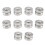 60PCS Motorcycle Tail Box Quick Release Base Pad Aluminum Alloy Tail Box Buckle Pad Motorcycle Universal Accessories 4