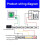2X Door Opener Release Button  Aluminum Alloy Waterproof  Button for Door Access Control System Entry Open B 6