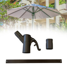 2X Patio Umbrella Lifting Handle Parasol Mount Heavy Duty Attachment Accessories Holder for Deck Outdoor Yard Picnic