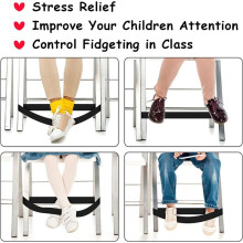 24 Pack Chair Bands for Kids with Fidgety Feet - Sensory Room Must Haves for ADHD and Autism, Chairs Fidget Tools