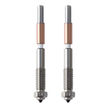 4pcs Bimetal Nozzle 0.4mm,Nozzle Replacement for QIDI Q2 Q2c 3D Printer, for PLA, PETG, ABS, ASA, PC, PA-CF Filaments