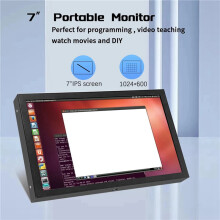 3 Set 7 Inch Portable Display IPS 1024x600 LCD -Compatible VGA AV Input Type C Power in