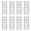 5G/5ML Stackable Round Plastic Containers 16 Column(5 Layer/Column) Bead Storage Jars for Seed Beads Diamond Drills 2