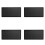 4X Computer Case Magnetic Dust Filter Mesh PC Case Cooling Fan Computer Guard Cover Horn Net 14 X 28CM 1