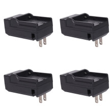 4X NP-F550 Battery Charger for NP-FM50, FM70, FM90, FM30, FM500H, FM51(USplug) US Plug