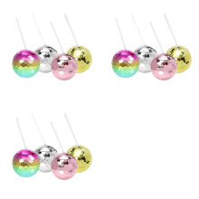 12PCS Disco Cups with Lid and Straw Tumbler Cocktail Cup Glitter Flash Cup for Party Nightclub Bar Drinking