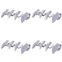 12 Médiators en Métal + 4 Pouce Pick Set Guitar Fingerpicks pour Guitare Dobro Banjo, Etc.