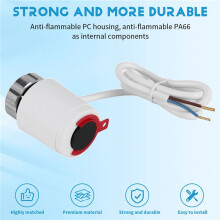 6X 230V Normaal Gesloten NC M30x1.5mm Elektrische Thermische Actuator voor Vloerverwarming TRV Thermostatische Radiatorkraan