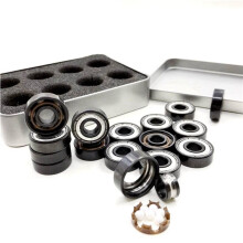 48Pcs High-Speed Bearings 11 Roller Skating Bearings High-Speed Skating Roller Skates Skateboard Drift Shaft