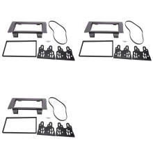 3X Double Din Car Fascia Radio Panel for Daily 2006-2014 Audio Frame Dash Fitting Kit Install Bezel